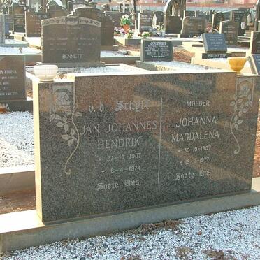 SCHYFF Jan Johannes Hendrik, v.d. 1907-1974 &amp; Johanna Magdalena 1907-1977