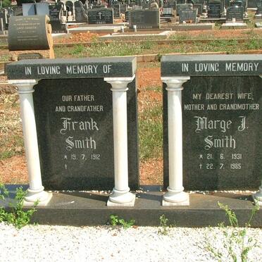 SMITH Frank 1912- &amp; Marge J. 1931-1985