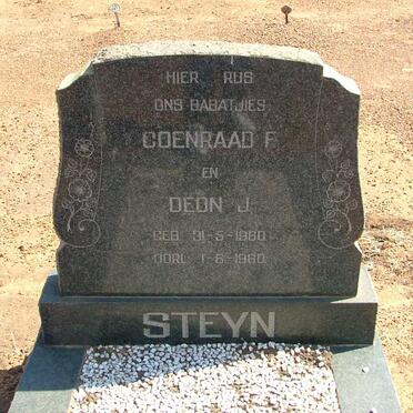STEYN Coenraad F. 1960-1960 :: STEYN Deon J. 1960-1960