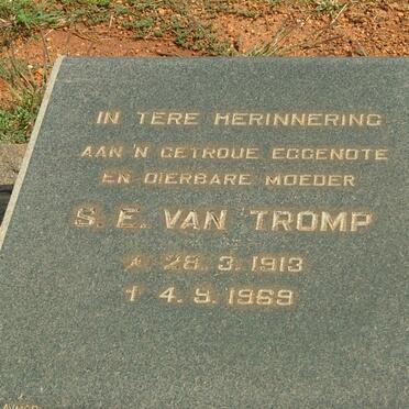 TROMP S.E., van 1913-1969