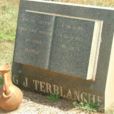 TERBLANCHE G.J. 1911-1973