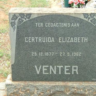 VENTER Gertruida Elizabeth 1877-1962