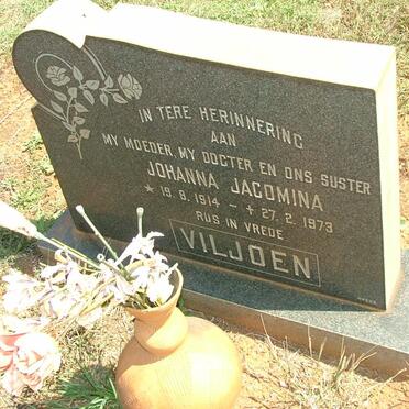 VILJOEN Johanna Jacomina 1914-1973