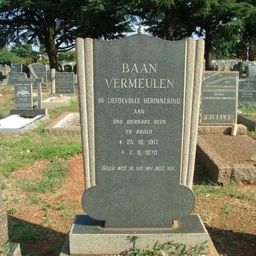 VERMEULEN Baan 1917-1970