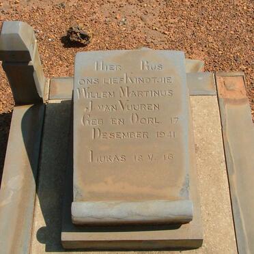 VUUREN Willem Martinus, J. van 1941-1941