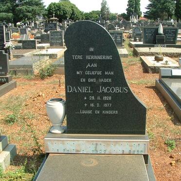 WALT Daniel Jacobus, van der 1928-1977