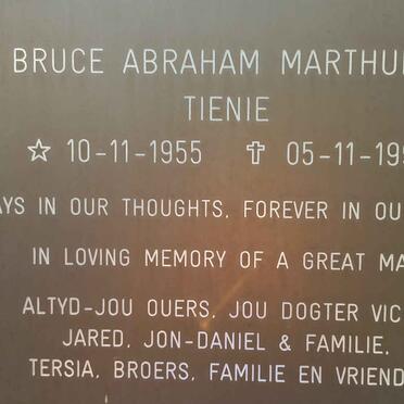 BRUCE Abraham Marthunis 1955-1999