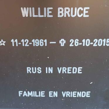 BRUCE Willie 1961-2015