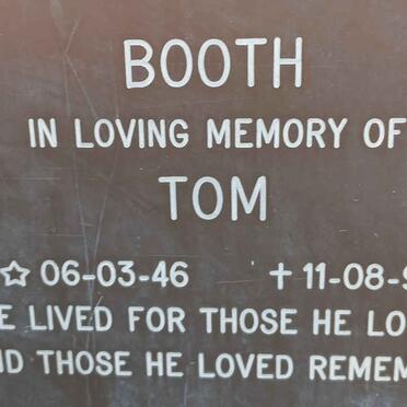 BOOTH Tom 1946-1992