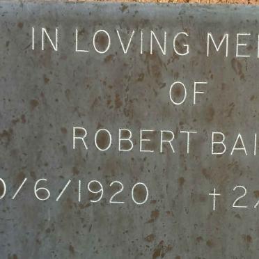 BAIRD Robert 1920-2003