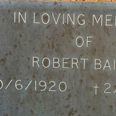 BAIRD Robert 1920-2003