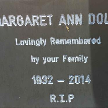 DOLLY Margaret Ann 1932-2014