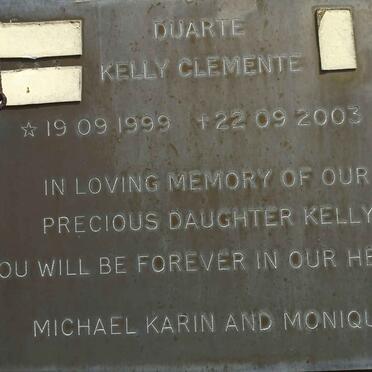 DUARTE Kelly Clemente 1999-2003