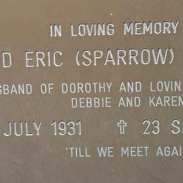 ENGELBRECHT Roland Eric 1931-2007