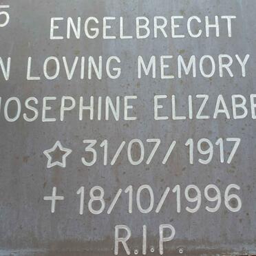 ENGELBRECHT Josephine Elizabeth 1917-1996