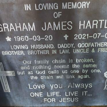 HARTLEY Graham James 1960-2021