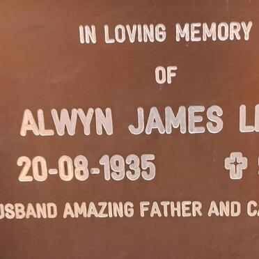 LLOYD Alwyn James 1935-2013