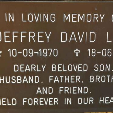 LAW Jeffrey David 1970-2011