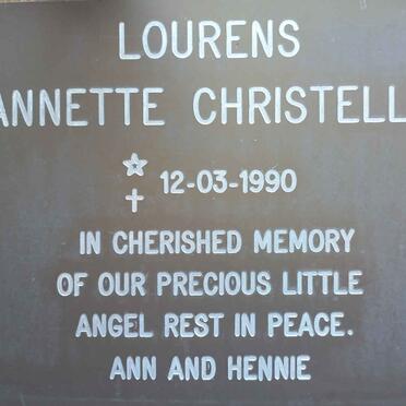 LOURENS Annette Christelle 1990-1990