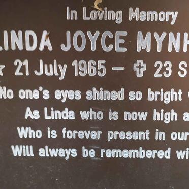 MYNHARDT Linda Joyce 1965-2019
