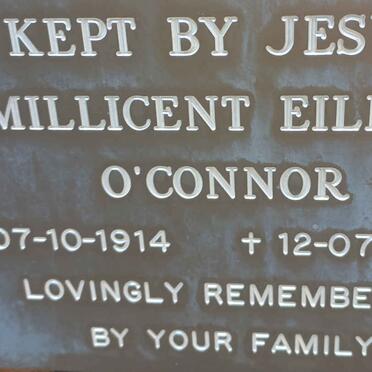 O'CONNOR Millicent Eileen 1914-1998