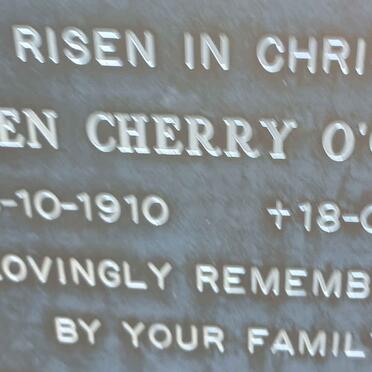 O'CONNOR Aileen Cherry 1910-1998