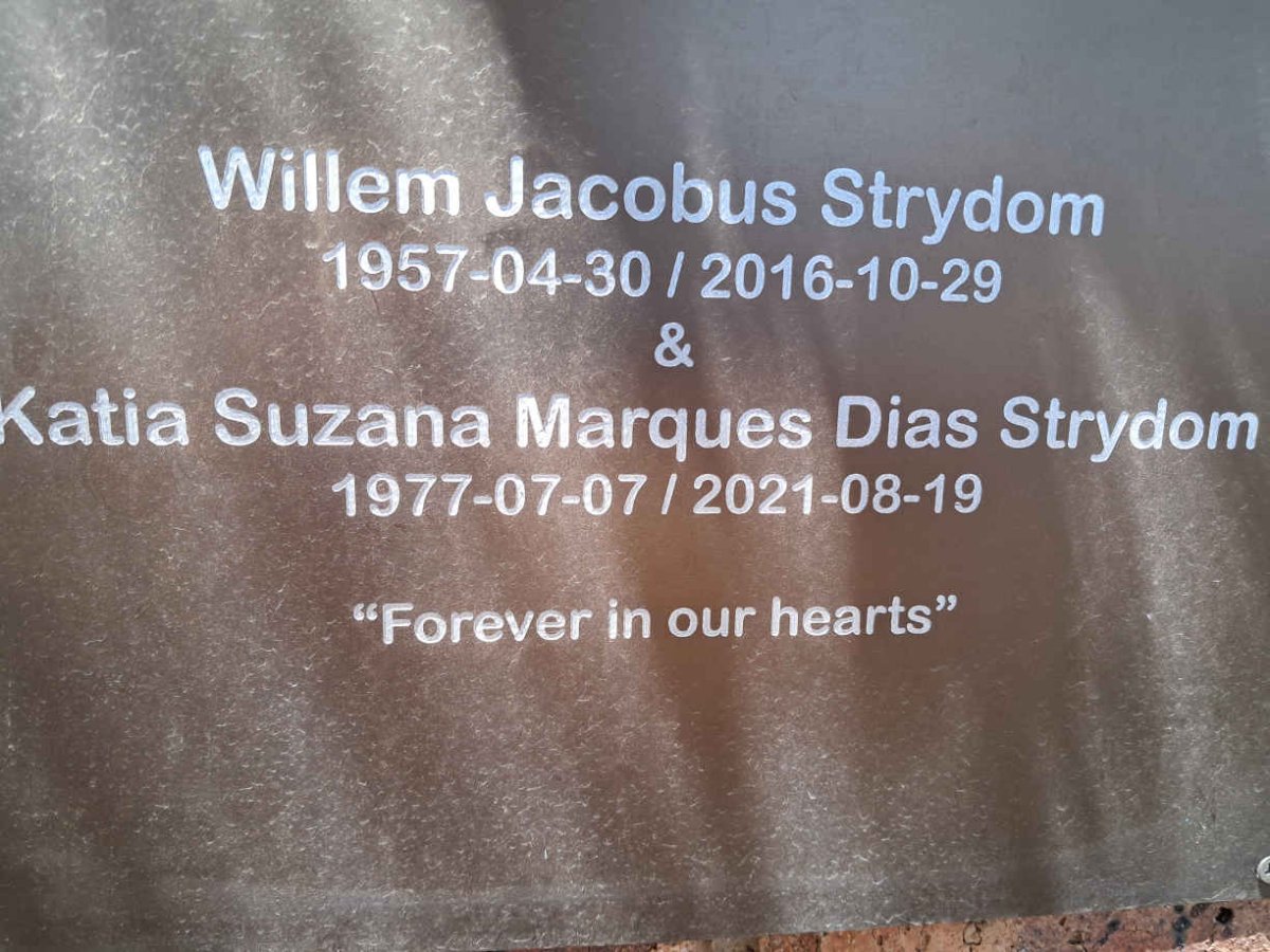 STRYDOM Willem Jacobus 1957-2016 :: STRYDOM Katia Suzana Marques Dias 1977-2021