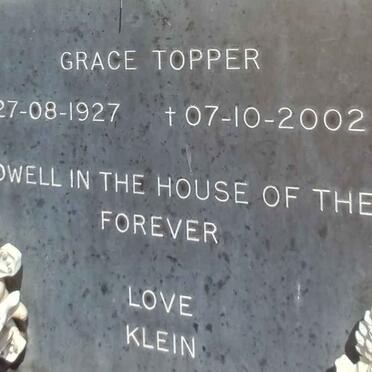 TOPPER Grace 1927-2002