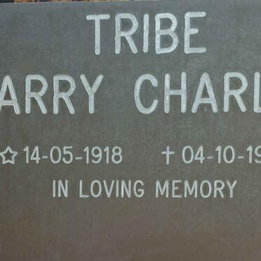 TRIBE Harry Charles 1918-1996