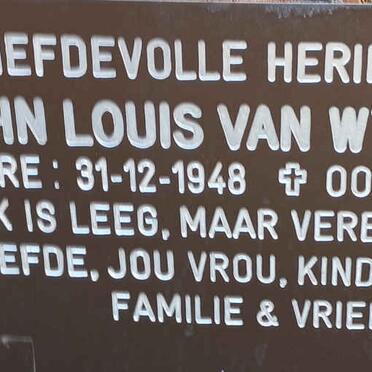 WYK John Louis, van 1948-2015