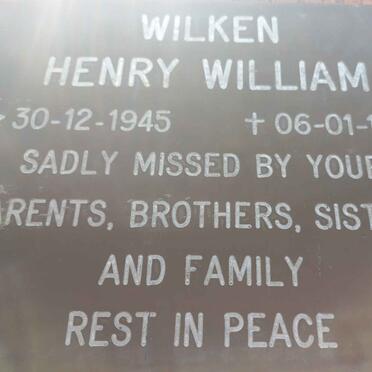 WILKEN Henry William 1945-1996
