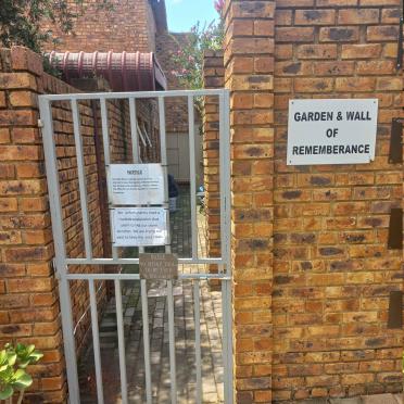 Gauteng, ALBERTON, Alberton Methodist Church, Wall of Remembrance