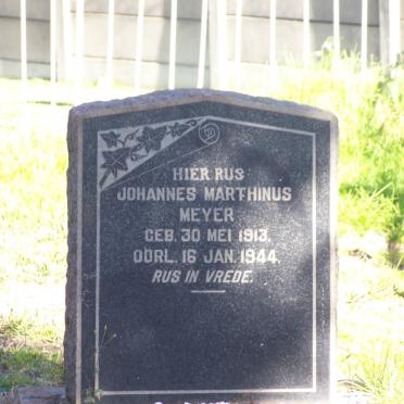 MEYER Johannes Marthinus 1913-1944