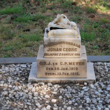 MEYER Johan Georg 1910-1912