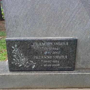 SHUDA Francois 1941-2007 &amp; Suzanne 1954-2008