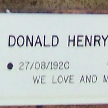 VAUX Donald Henry, de 1920-2011