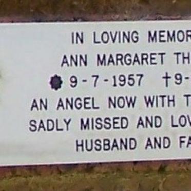 THOMSON Ann Margaret 1957-2002