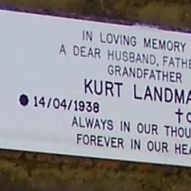 LANDMANN Kurt 1938-2012