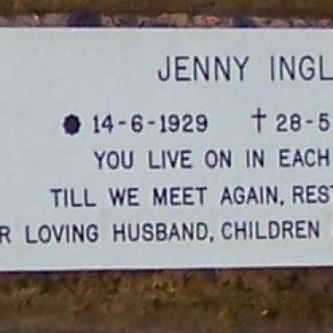 INGLE Jenny 1929-2004