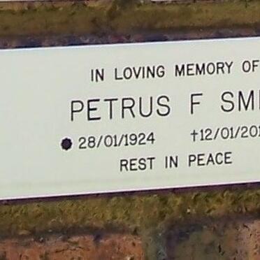 SMIT Petrus F. 1924-2013