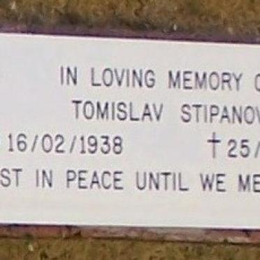 STIPANOV Tomislav 1938-2004