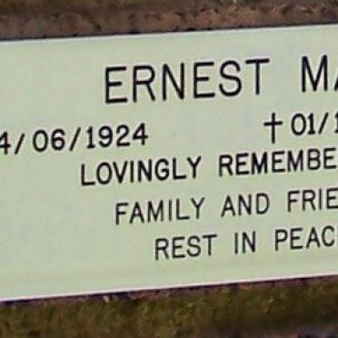 MARR Ernest 1924-2011