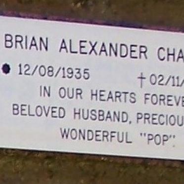 CHAMPION Brian Alexander 1935-2009