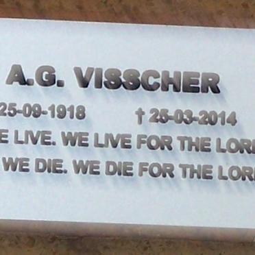 VISSCHER  A.G. 1918-2014