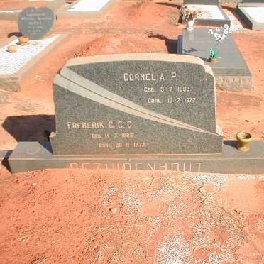 BEZUIDENHOUT Frederik G.C.C. 1889-1972 &amp; Cornelia P. 1892-1977