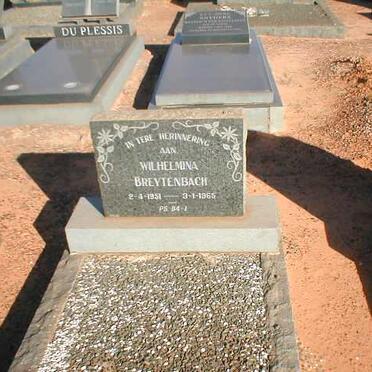 BREYTENBACH Wilhelmina 1951-1965