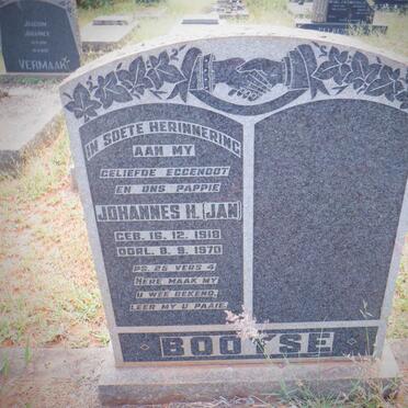 BOOYSE Johannes H. 1918-1970