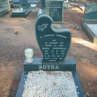 BOTHA Maria Petronella 1926-1983