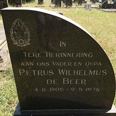 BEER Petrus Wilhelmus, de 1905-1976