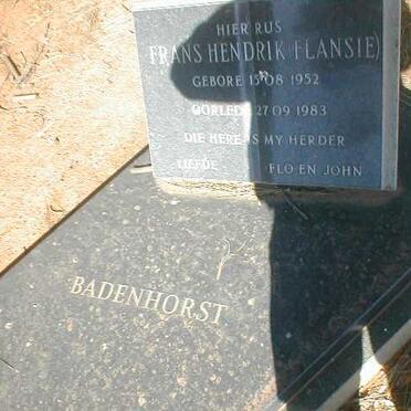 BADENHORST Frans Hendrik 1952-1983